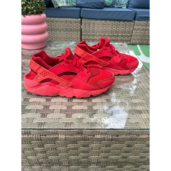 Nike Air Huarache Run Triple Red Sneakers Kids - Picture 3 of 7